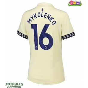 Everton Vitaliy Mykolenko #16 Bortatröja Kvinnor 2025-26 Kortärmad